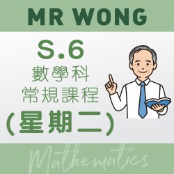 Mr. Wong S.6 數學科常規課程 (星期二) – 太子